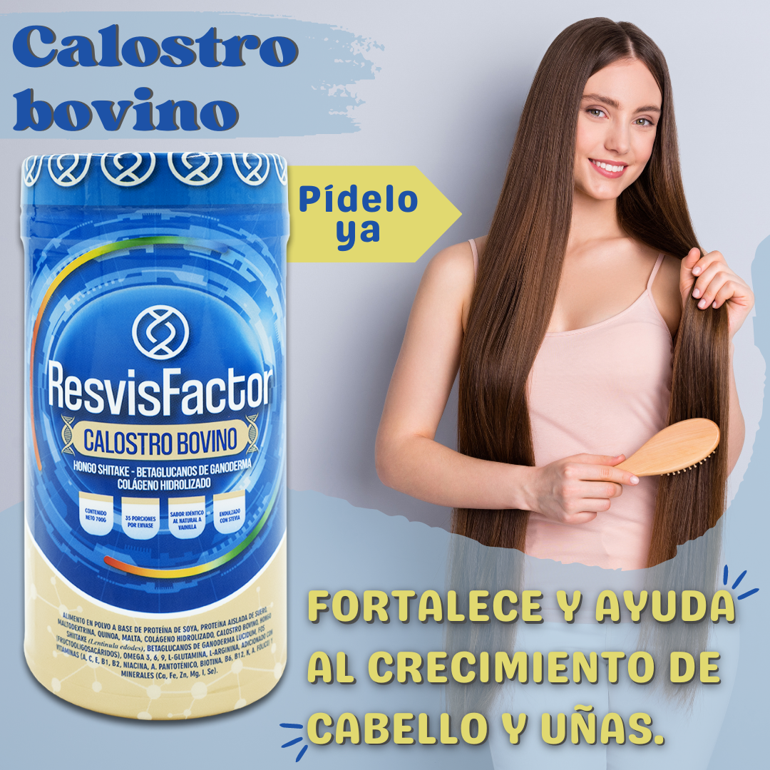 ResvisFactor® Calostro Bovino 700gr + Obsequio de Loción Termoactiva